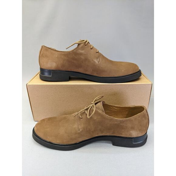 CAMPER Iman K200685-028 Brown Lace Up Nubuck Shoes For Women Sz 11 - Picture 3 of 9
